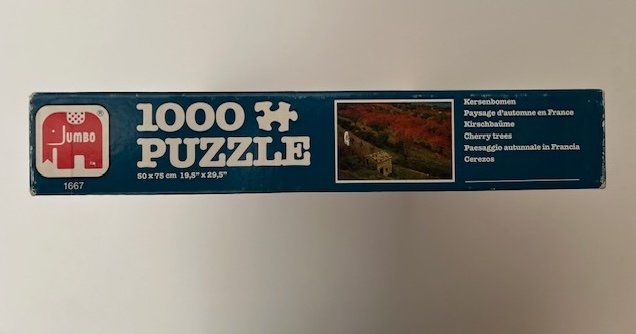 Puzzle: Jumbo-Puzzle "Kirschbäume", 1000 Teile – Usato da Spiez venduto da gwaagg- 1
