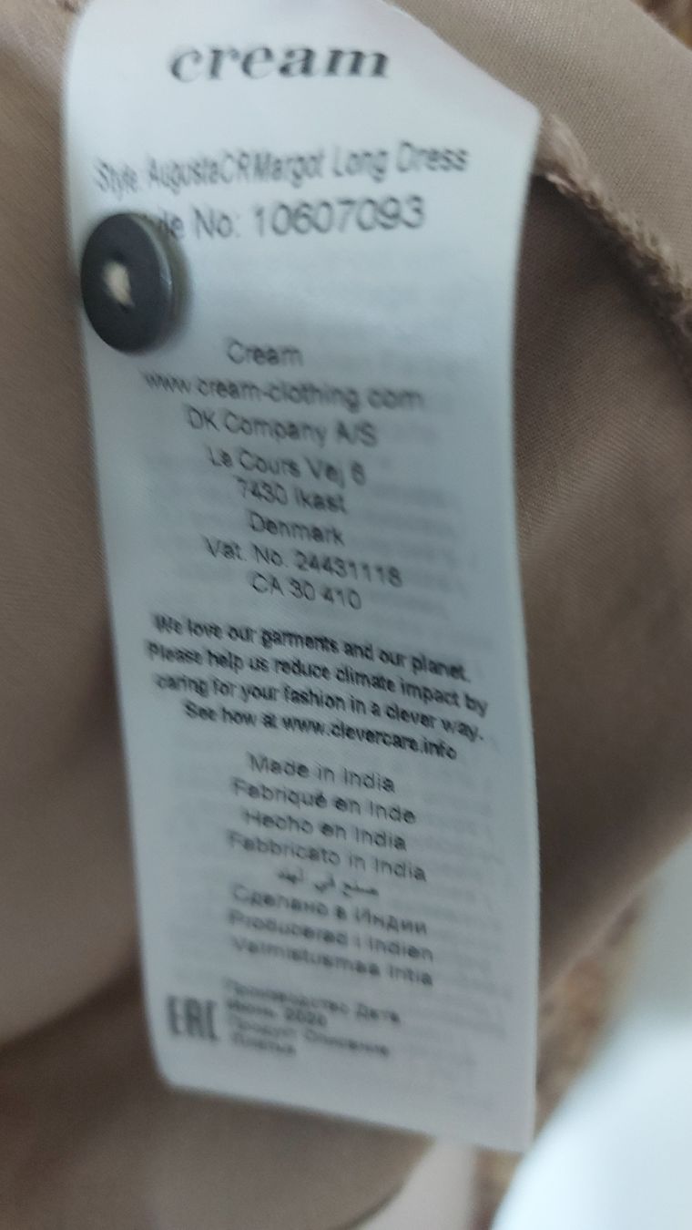 Cream Vestiti: Cream Kleid Gr. 38, Top Zustand! – Nuovo (secondo la descrizione) da Rain venduto da Lillyfra 5