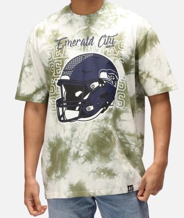 Seattle Seahawks T-Shirt tie-dye neu Grösse XL