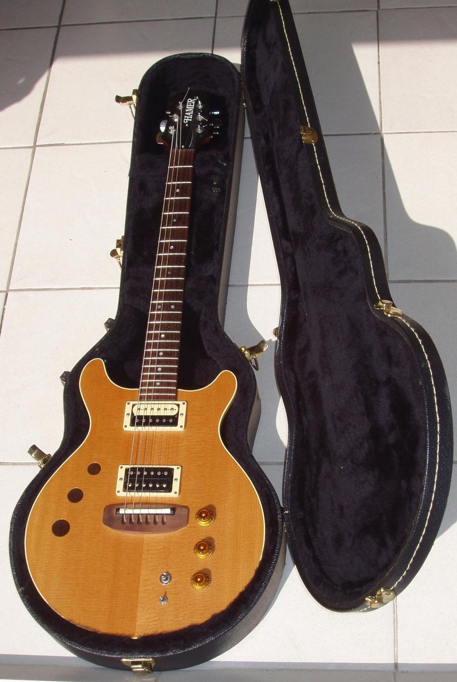 Hamer Strumenti musicali: Guitare électro-acoustique HAMER Duotone. – Usato da Boussens venduto da catfood01 2