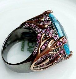 Anelli: Blau Topas Fingerring – Nuovo (secondo la descrizione) da Zürich venduto da adriben 3