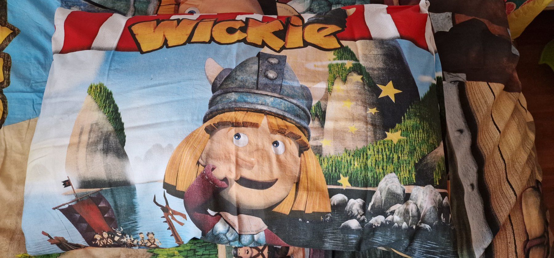 Migros Bettwäsche: Bettwäsche wickie kinder – Neu und originalverpackt aus planken von car_5clc 1