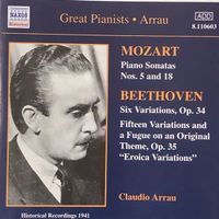 Mozart - Piano Sonatas / Beethoven - Variations (Arrau)