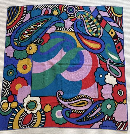 Frischbecker Halstuch  Bunt Paisley Blumen Sommer ☀️ 