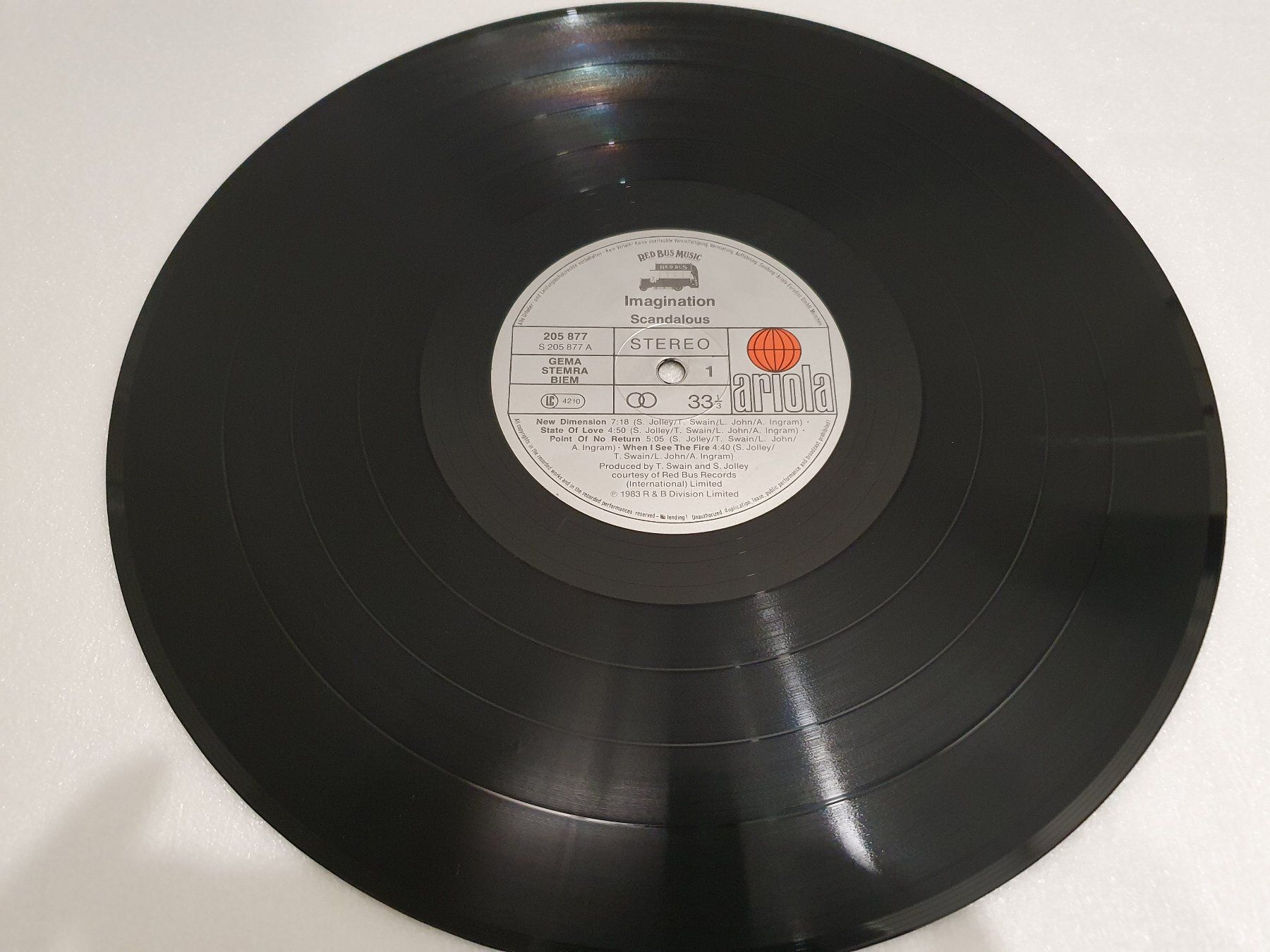 Dischi in vinile: Imagination – Scandalous – Usato da Uster venduto da Vinyl-Leidenschaft 3