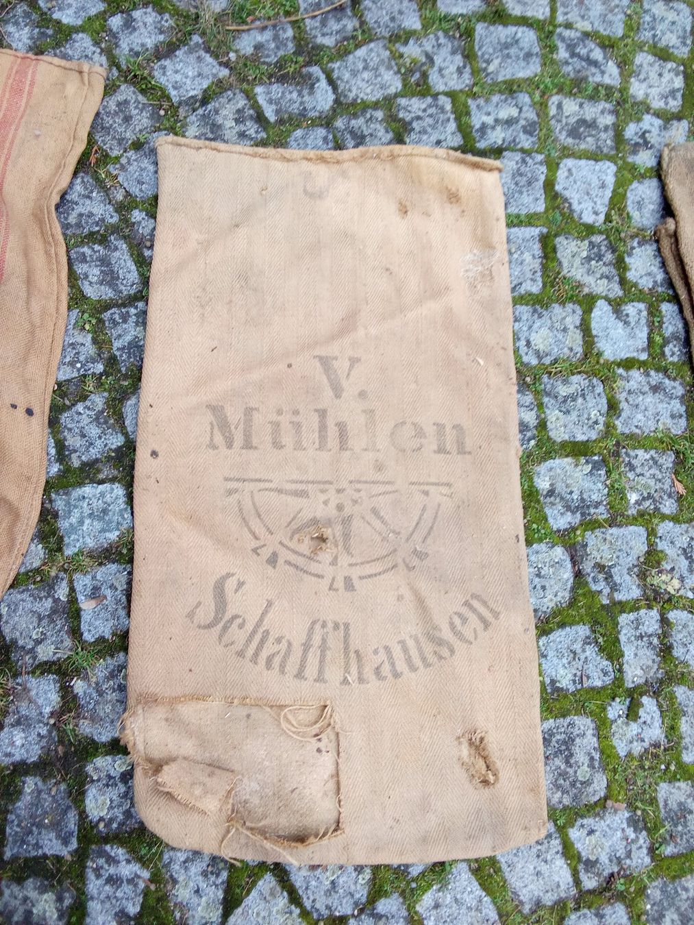 Stoffe: Jutesack antik Mühlen Schaffhausen – Gebraucht aus Siblingen von Jayuah 1
