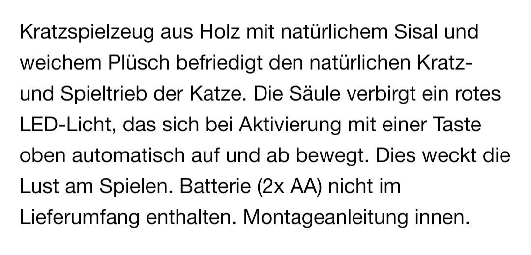 Tiragraffi: Kratzbaum für Kitten – Nuovo e nell'imballaggio originale da Oftringen venduto da papillon075 2