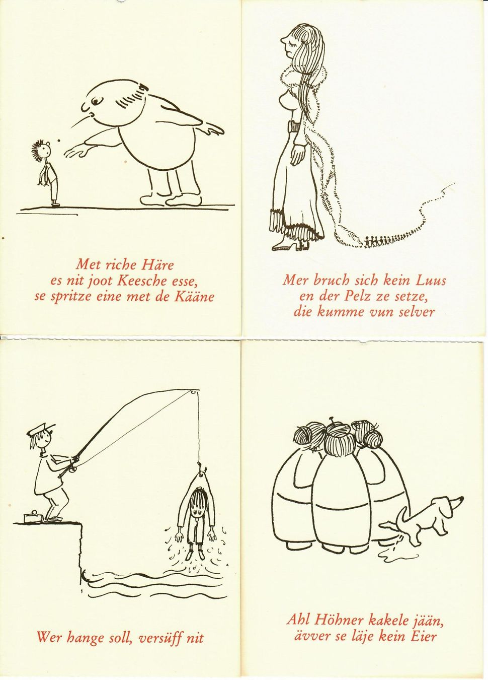 Cartes postales: Kölsche Sprichwörter – D'occasion à Hochdorf par Ziegel-16