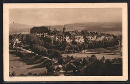 AK Wil, Partie mit Kirchturm, 1918