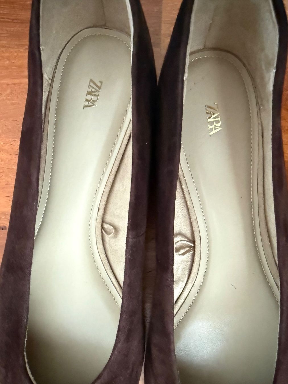 Zara Scarpe da donna: Eleganter Wildlederballerina – Nuovo (secondo la descrizione) da Gockhausen venduto da Timiboy4 2