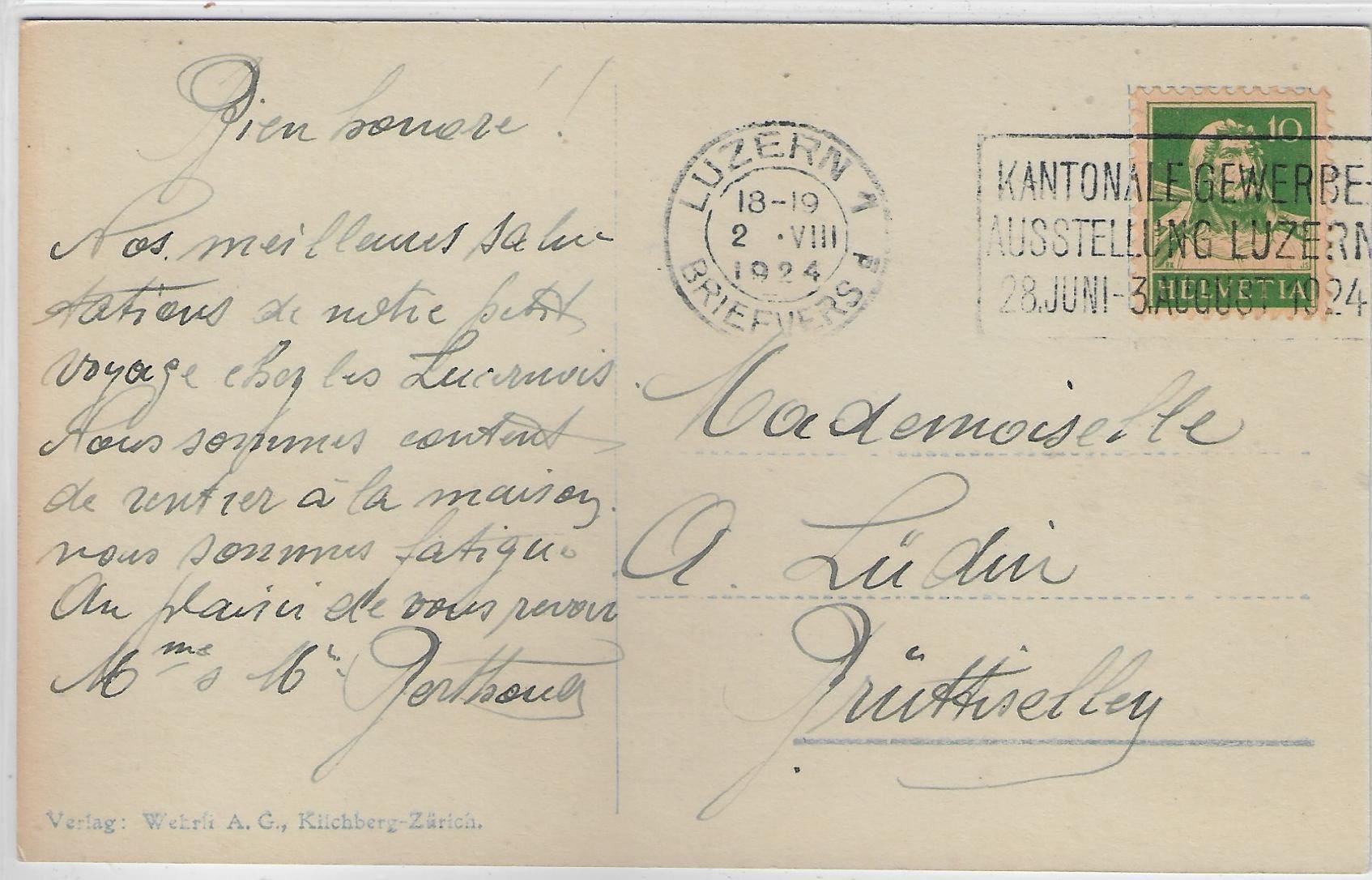 Cartoline postali: Luzern mit Pilatus, Dampfschiffe – Usato da Ettingen venduto da Kartenplanet 1