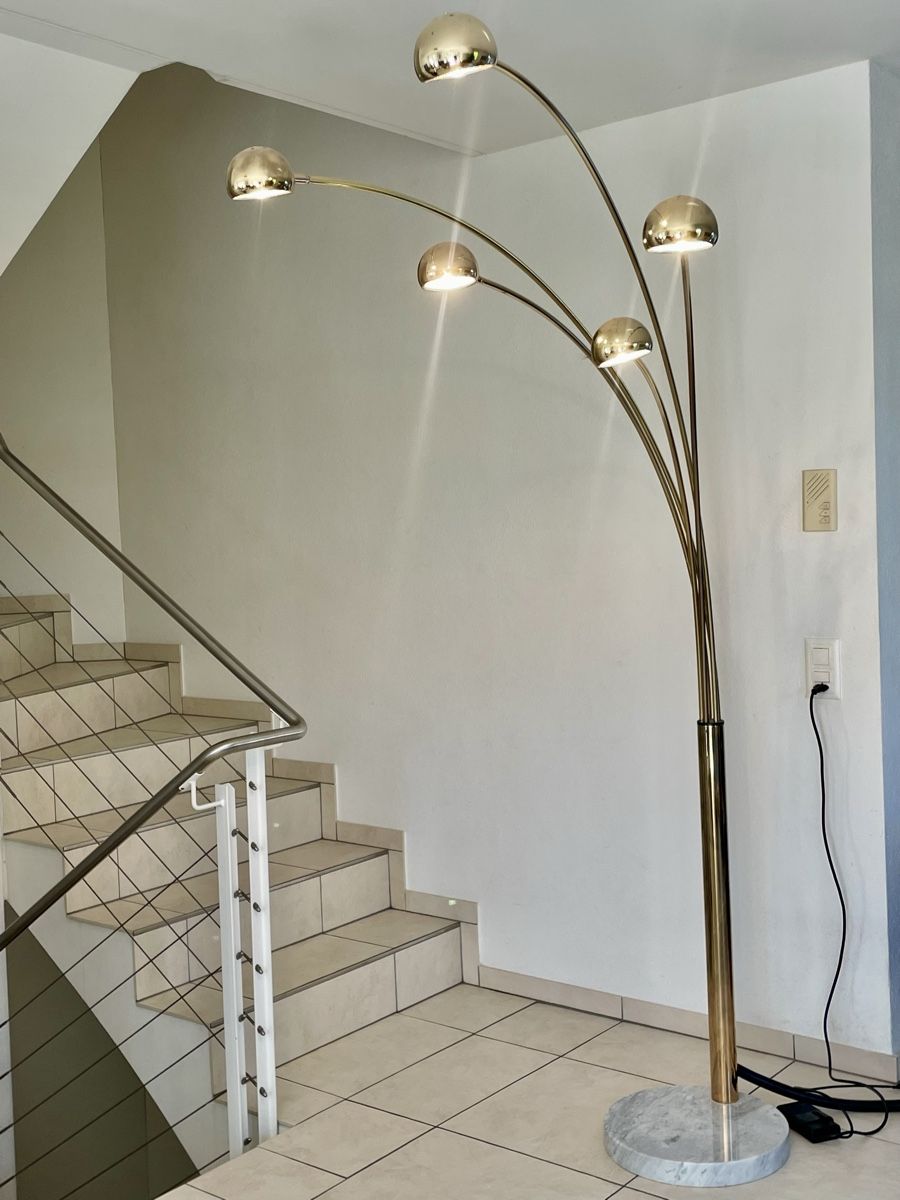 Guzzini Lampen: Arc Stehlampe von Harvey Guzzini – Gebraucht aus Richterswil von Prangins9 5