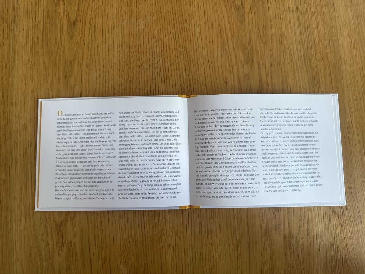 Bücher: Märchenbuch Tischlein deck dich Brüder Grimm – Gebraucht aus Zuerich von Rufab 3