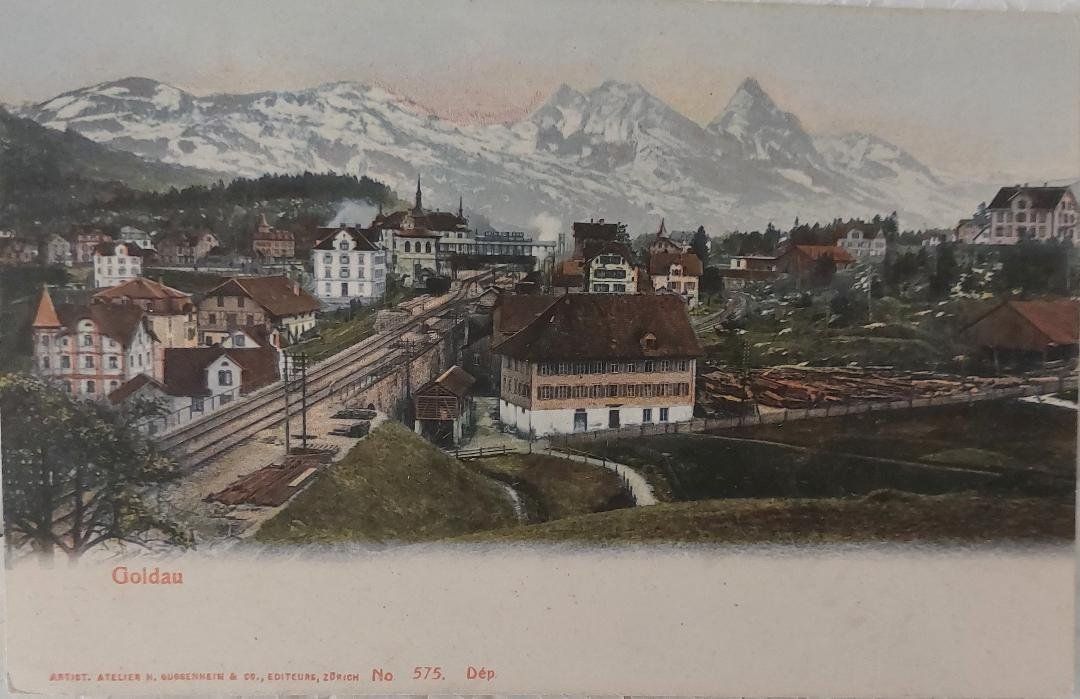 Ansichtskarten: GOLDAU – Gebraucht aus Delémont von Domdom1