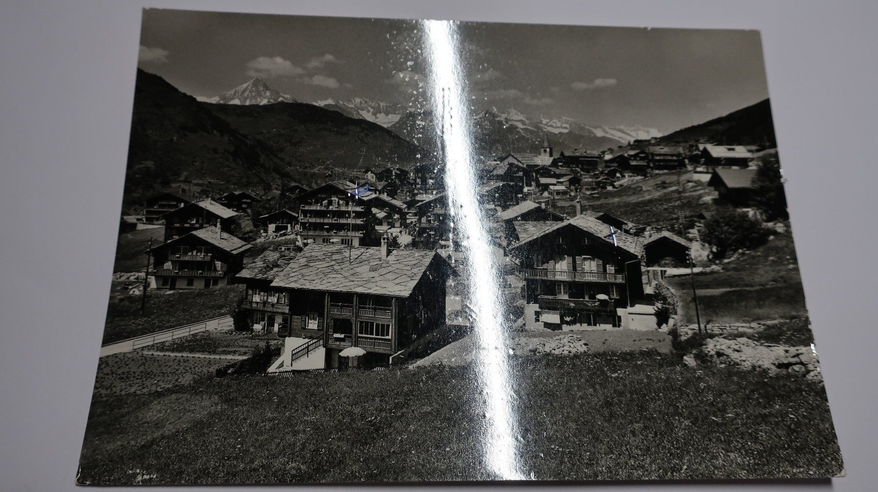 Cartoline postali: Grächen VS 1968 – Difettoso da Cormoret venduto da Pascalll2001 1