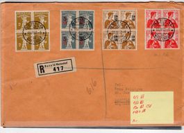 Supper R-Brief gute Buntfrankatur nach England