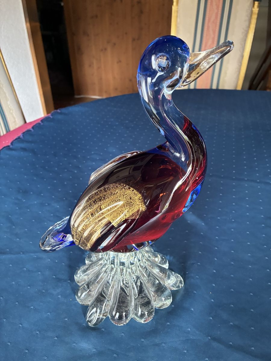 Murano Bicchieri: Murano - grosse Ente - Sammlerstück – Usato da Dornach venduto da Rosengarten 2