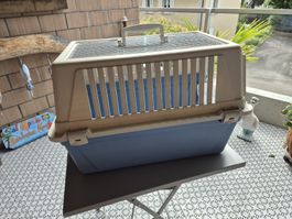Hunde oder Katzen Transportbox gross, ideal für Sommerreisen