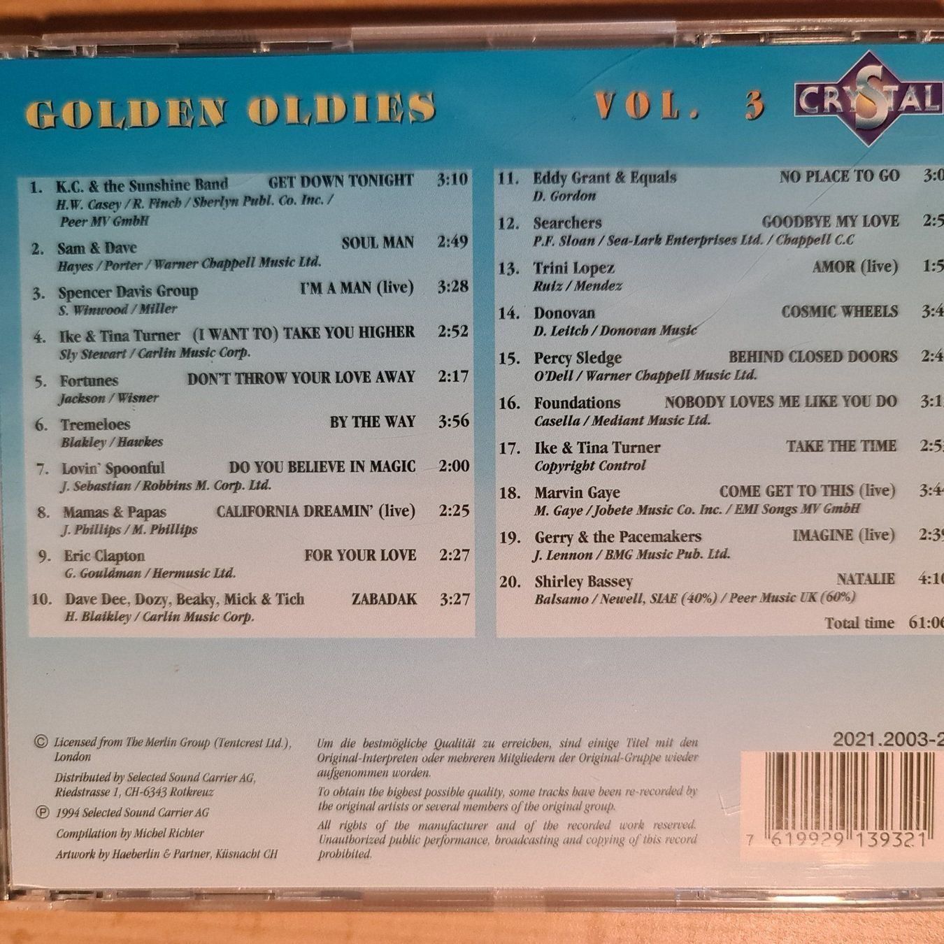 CD: golden oldies vol.3 – Usato da Dintikon venduto da Vexi 1