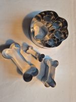 Ausstechformen Set Pfote und Knochen Metall 4 Stück