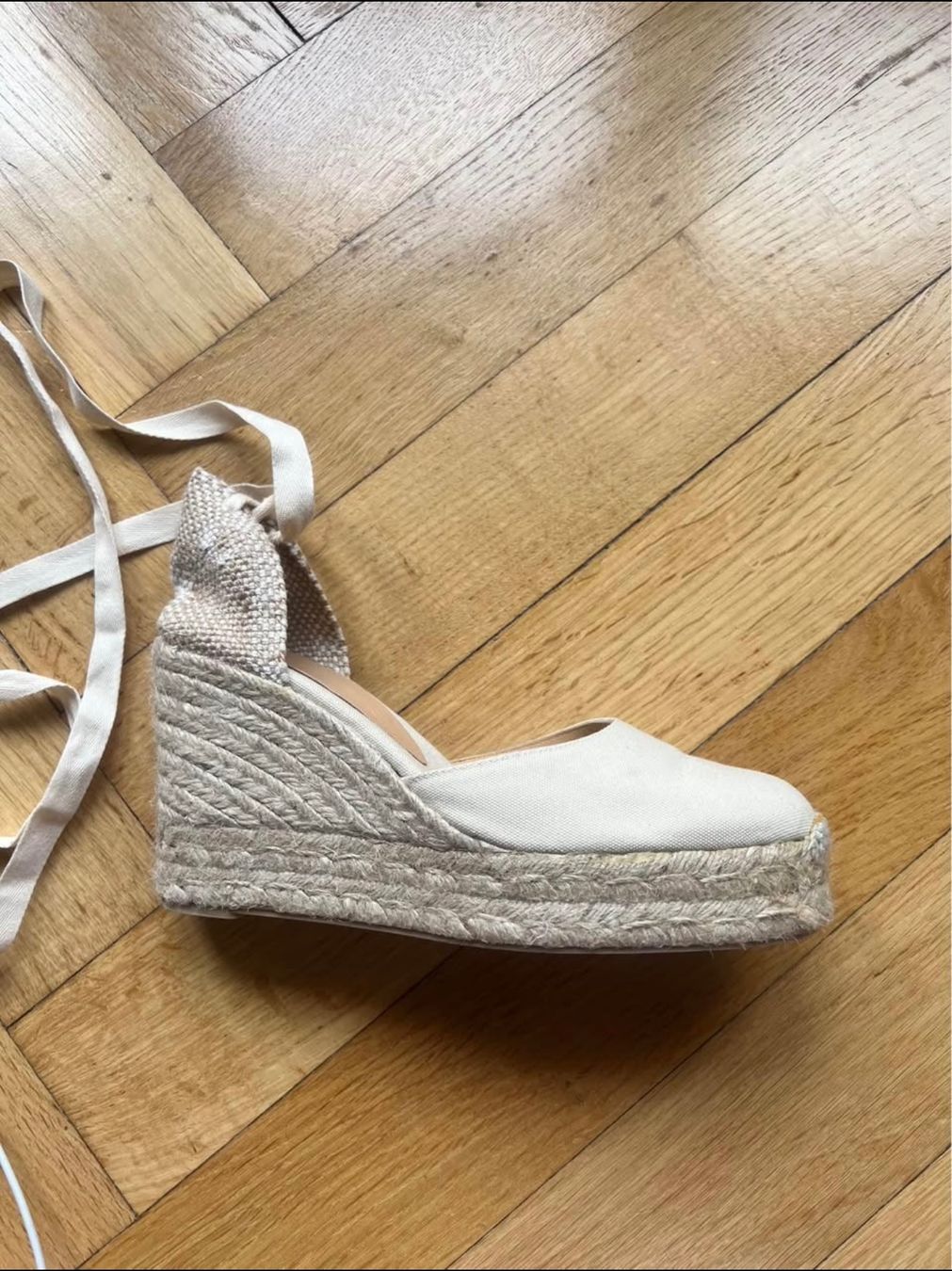 Damenschuhe: Espadrilles compensées Castañer beige taille 40 – Neu (gemäss Beschreibung) aus Cologny von dil_5x58
