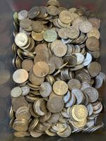Gros lot de 8kg500 de monnaies Suisse (toutes en argent)