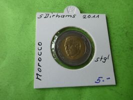 Marokko 2011, 5 Dirhams   stgl