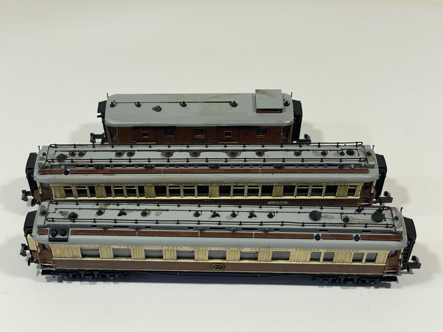 Hobbytrain Modellini di ferrovie: Hobbytrain H22103 3 teiliges Simplon-Express CIWL Set – Nuovo (secondo la descrizione) da Wilderswil venduto da Modellbahn-Shop-Moll 5