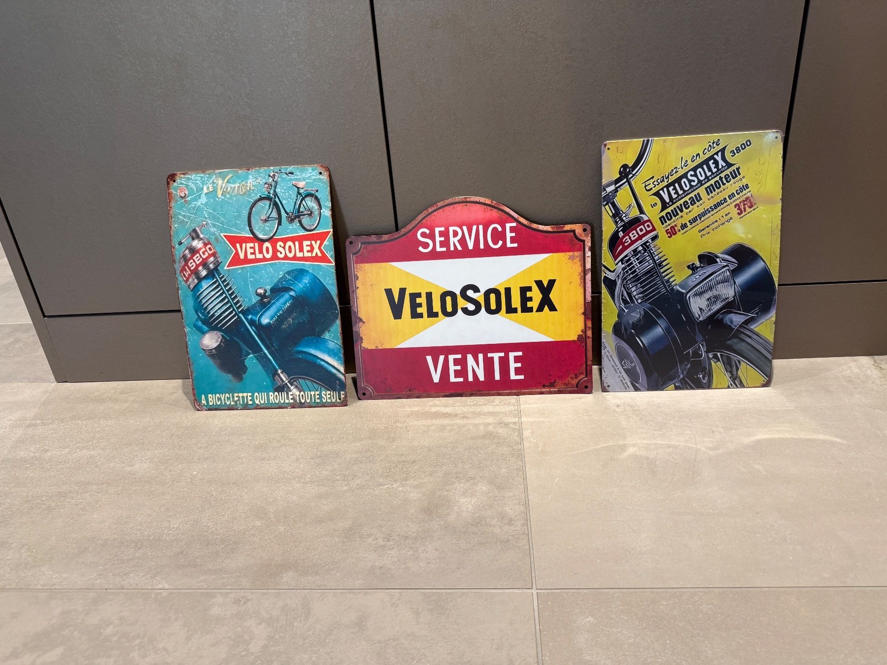 Solex Schilder: Ab 1.- CH /%% Velo SOLEX Design Vintage Tafel NEU ! SCHILD! – Neu und originalverpackt aus Seon von Aaargauer01 6
