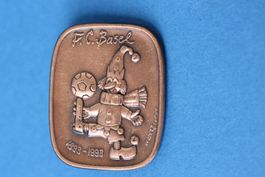 FC Basel Jubiläums Pin 100 Jahre, 1893-1993, Top Zustand