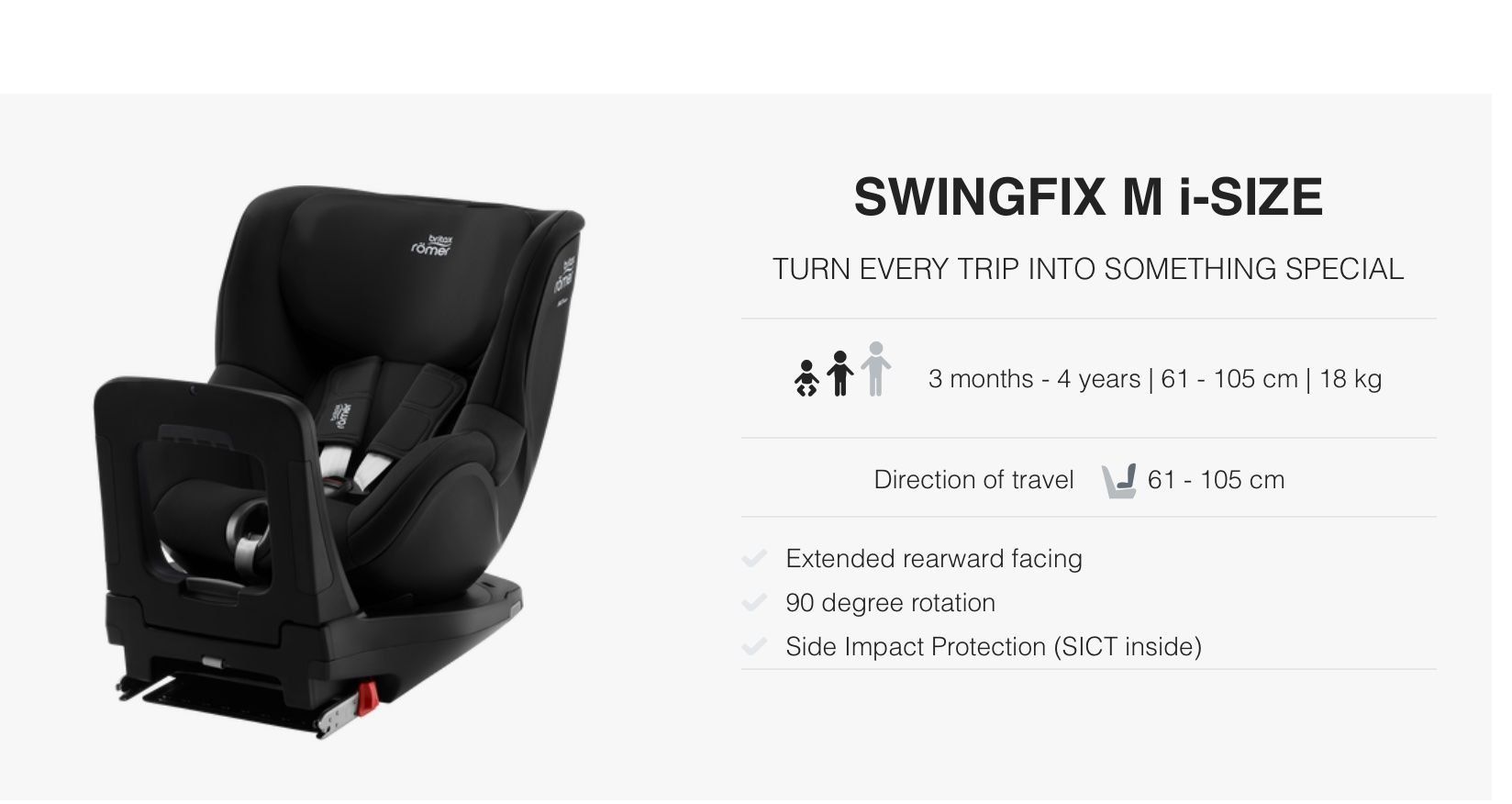 Britax Römer Seggiolini per auto: Britax Römer Swingfix M i-size – Usato da Richterswil venduto da Honzour 6