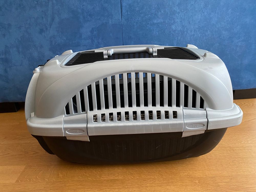 Small Dog Crate Ferplast Atlas 20 Top Opening Cat And Dog Carrier, Blue Hard Shell Cat Carrier Large Cats 20 Lbs