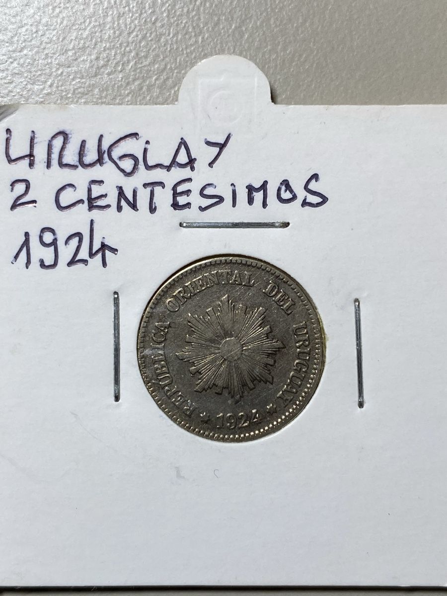 Toutes les monnaies: Uruguay - 2 centimes - 1924 – D'occasion à Payerne par Mike1682
