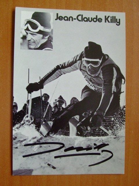 Autogramme: JEAN-CLAUDE KILLY (FRA) AUTOGRAMMKARTE – Gebraucht aus Schachen b. Reute von Dzestar