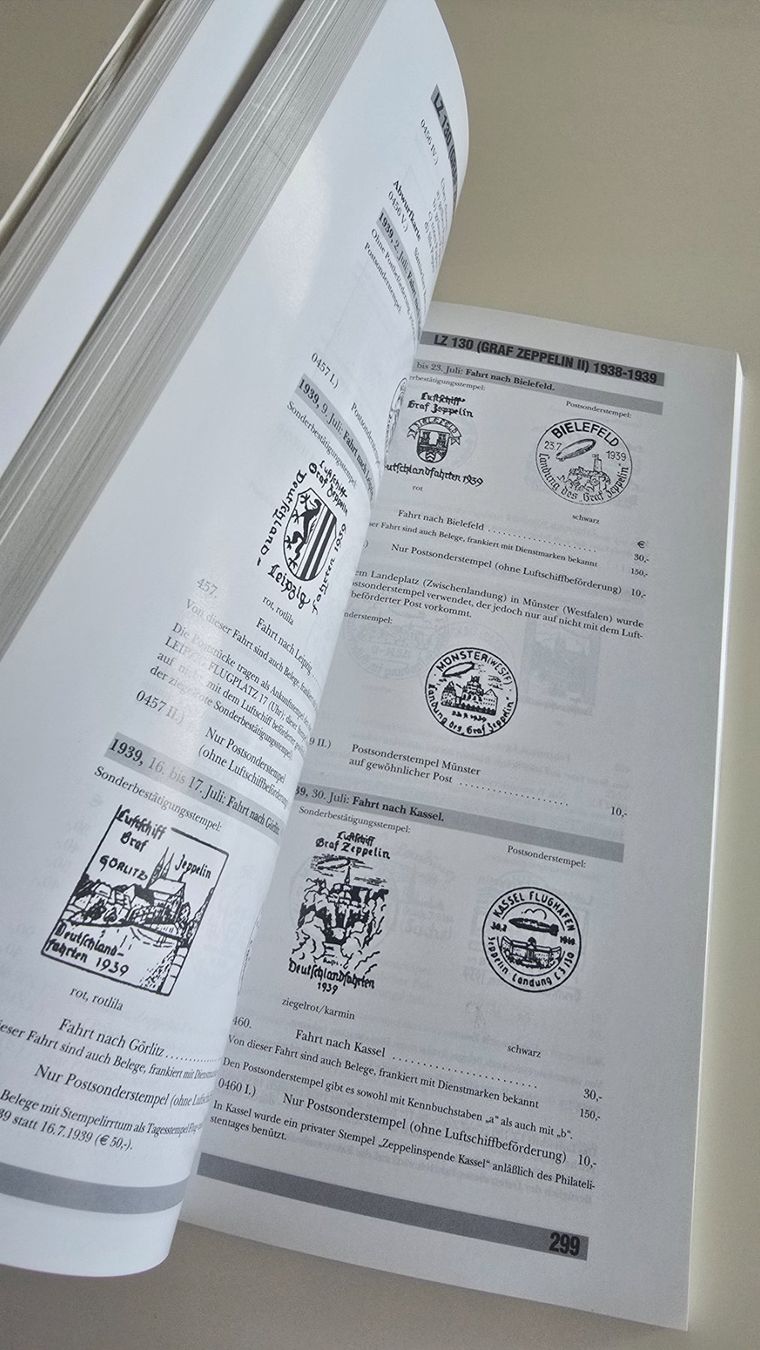 Tutti i francobolli: Zeppelin Post Katalog 22. Auflage Sieger-Verlag – Usato da Duebendorf venduto da Dguguseli 2