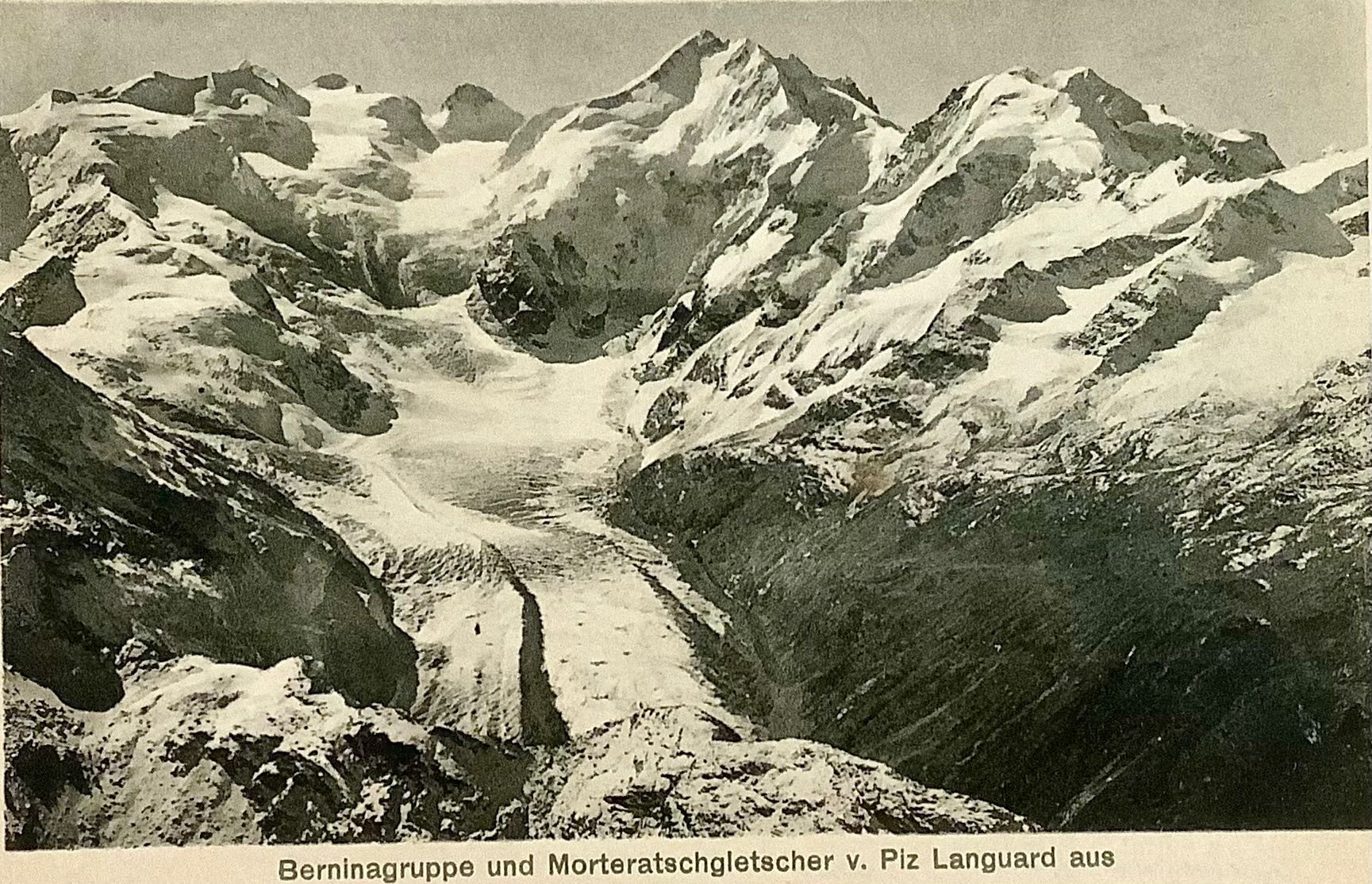 Ansichtskarten: BERNINAGRUPPE & MORTERATSCHGLETSCHER - Feldpost – Gebraucht aus Root von ENGLAND-TREASURES 1