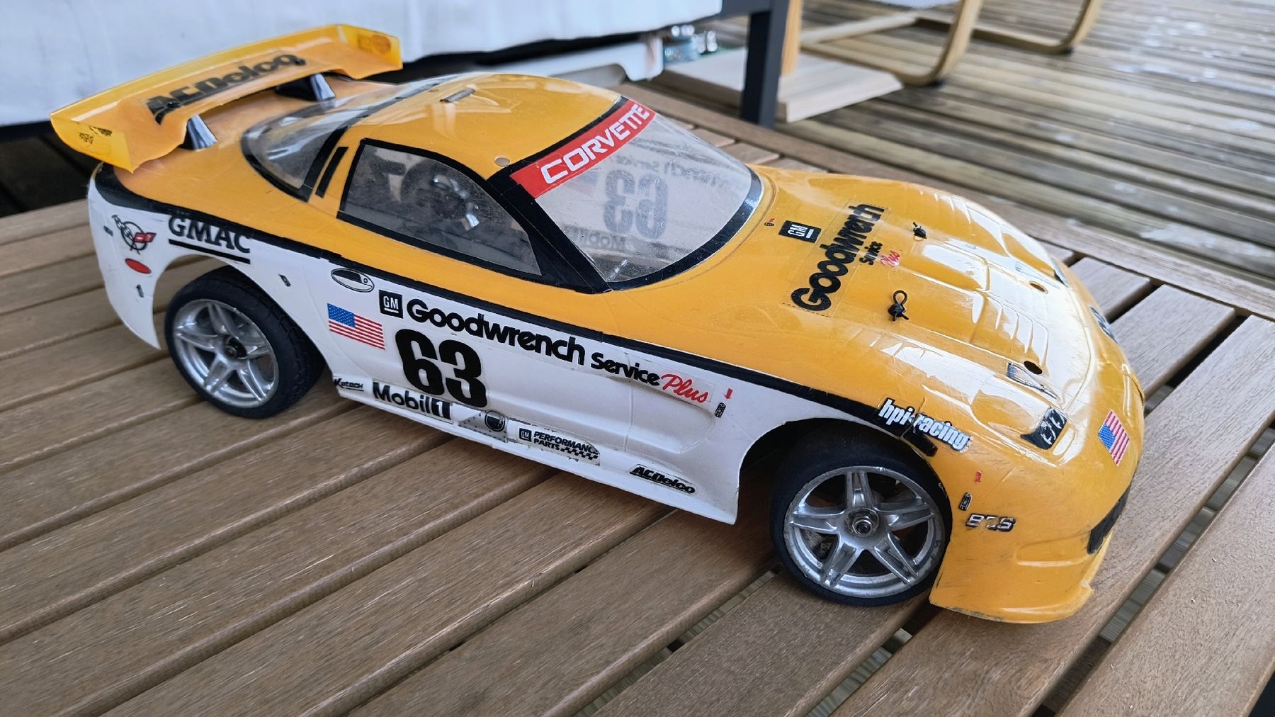 Kyosho Modellismo RC: Kyosho 1/10 Corvette 4WD – Difettoso da Romanshorn venduto da Warthogwarthog