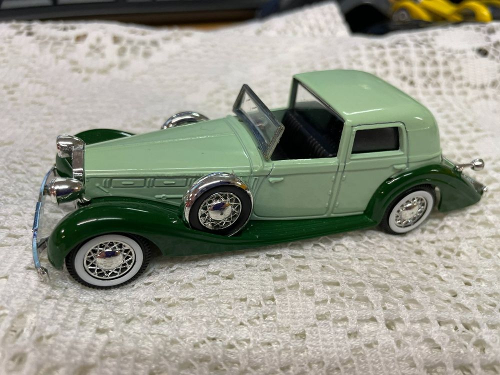 Modèle Réduit Solido 1/43 Delage D8-120 Cabriolet 1939 - Fabriqué En France, Occasion