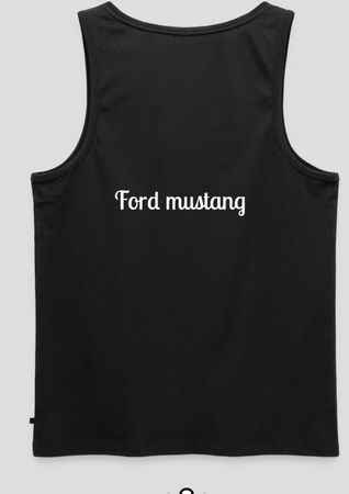 Tank Top Ford Mustang Motiv Druck Neu Grösse Auswahl