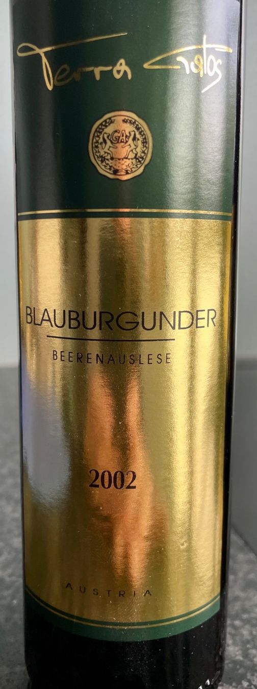 Vino: 6x Blauburgunder, Beerenauslese 2002 – Usato da Bern venduto da schm1969 2