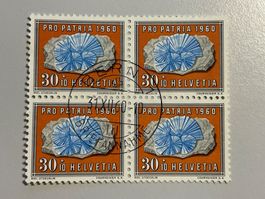 1960, Versteinerungen, ZNr. B99, gestempelt BERN
