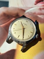 Vintage Uhr, Certina 8720-1, Huguenin Frères, 1950er 