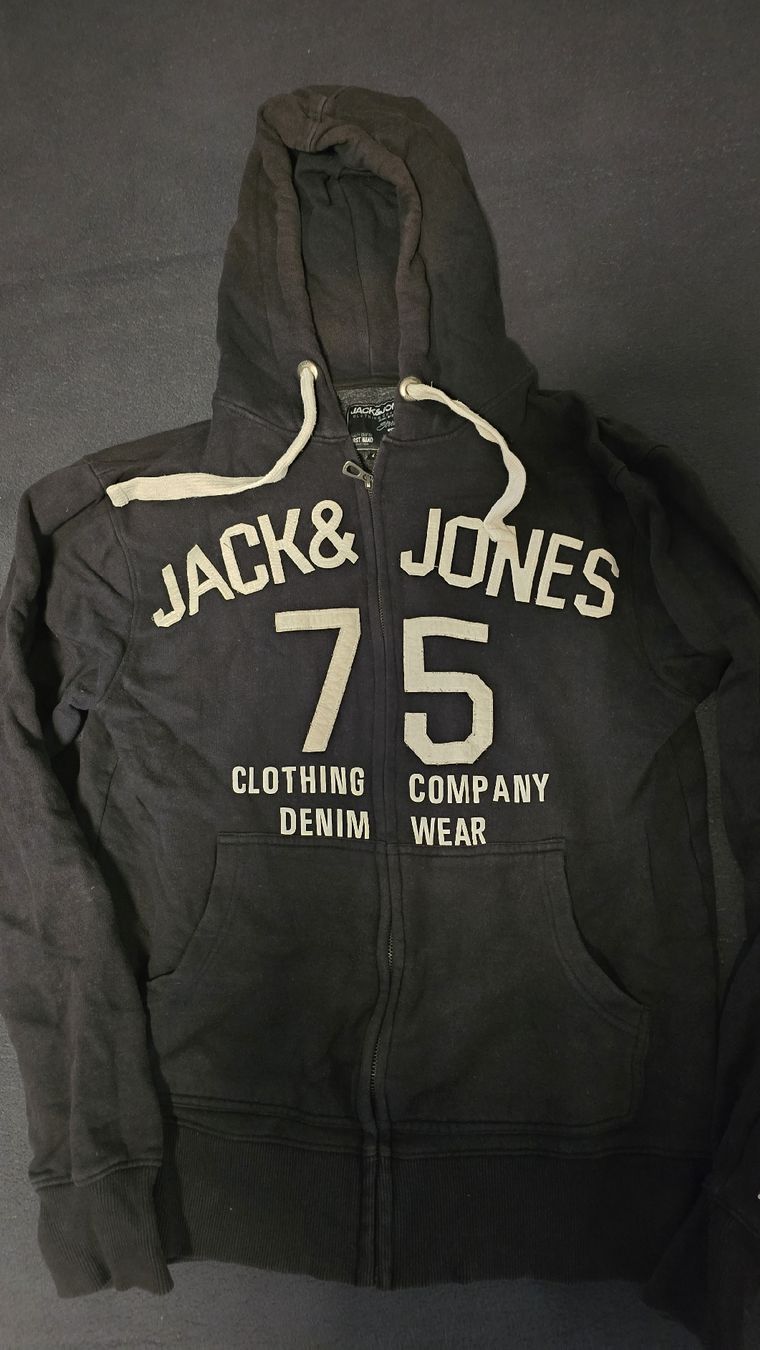 Jack & Jones Pullover & Sweatshirts: Jack&Jones Hoody Jacke, Gr. L – Gebraucht aus Muttenz von pixopus