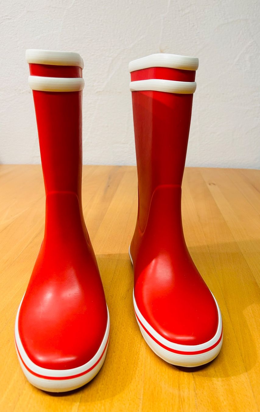 Damenschuhe: AIGLE Gummistiefel Rot neue.Gr. 36 – Neu und originalverpackt aus Niederglatt ZH von adi_99tq 1