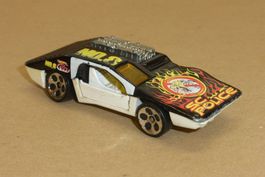 Hot Wheels Auto Side Kick SC Police Modellauto bespielt