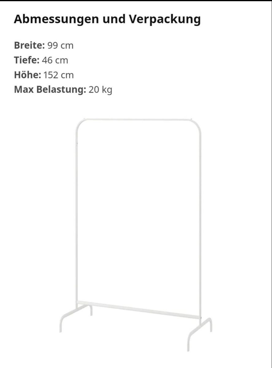 Ikea Guardaroba: Ikea Kleiderständer 8 Stk. – Usato da Rothrist venduto da leti03 1