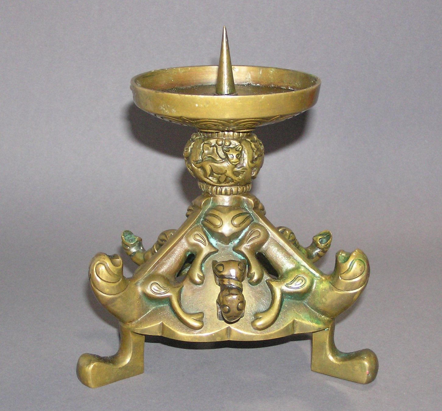 Bougeoirs: ALTER ASIATISCHER BRONZE KERZENSTÄNDER – D'occasion à Grenchen par Antique-hunter 5