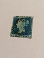 Two pence blue 1841, Platte 4 