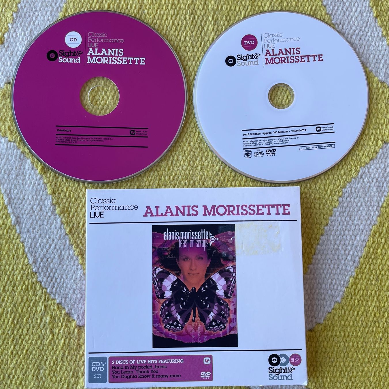 CDs: ALANIS MORISSETTE-CD+DVD LIVE (DIGIPACK) – Gebraucht aus Rorschacherberg von CD-Roli