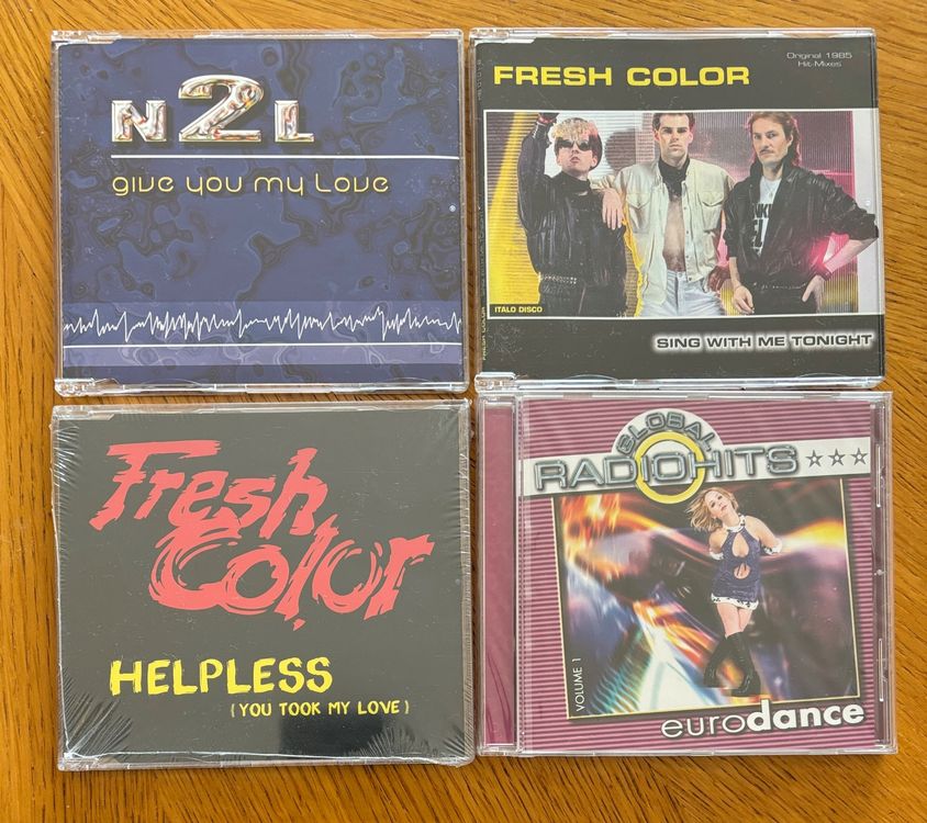 4CD, Maxis, Fresh Color Italo Disco, Eurodance (Neu und ...